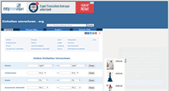 Desktop Screenshot of einheitenumrechnen.org