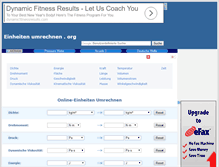 Tablet Screenshot of einheitenumrechnen.org